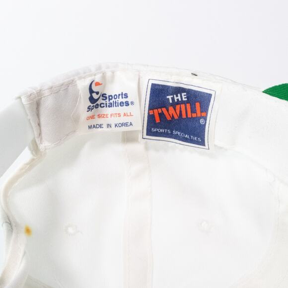 VTG Kansas City Chiefs SnapBack Hat Script Sports Specialties 90s All White RARE - Picture 12 of 13